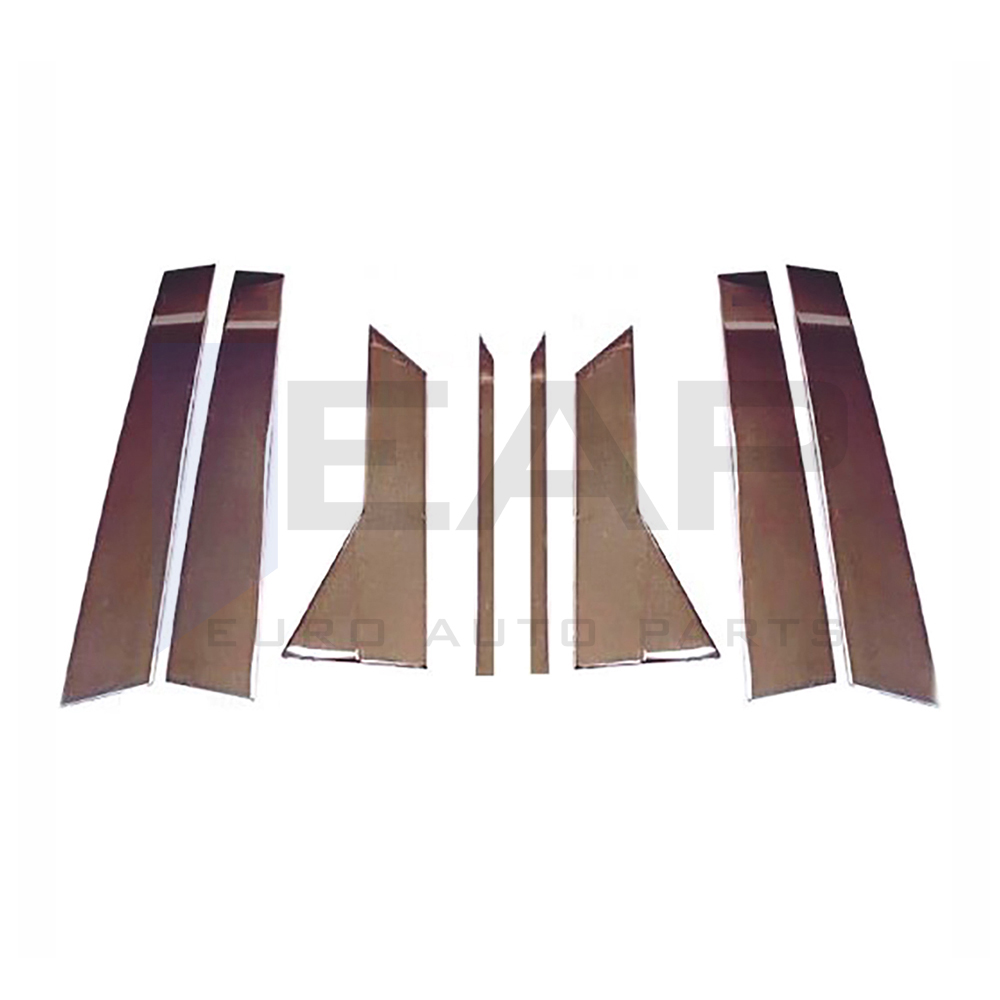 Door Post Set - 8 Pcs - Stainless Steel