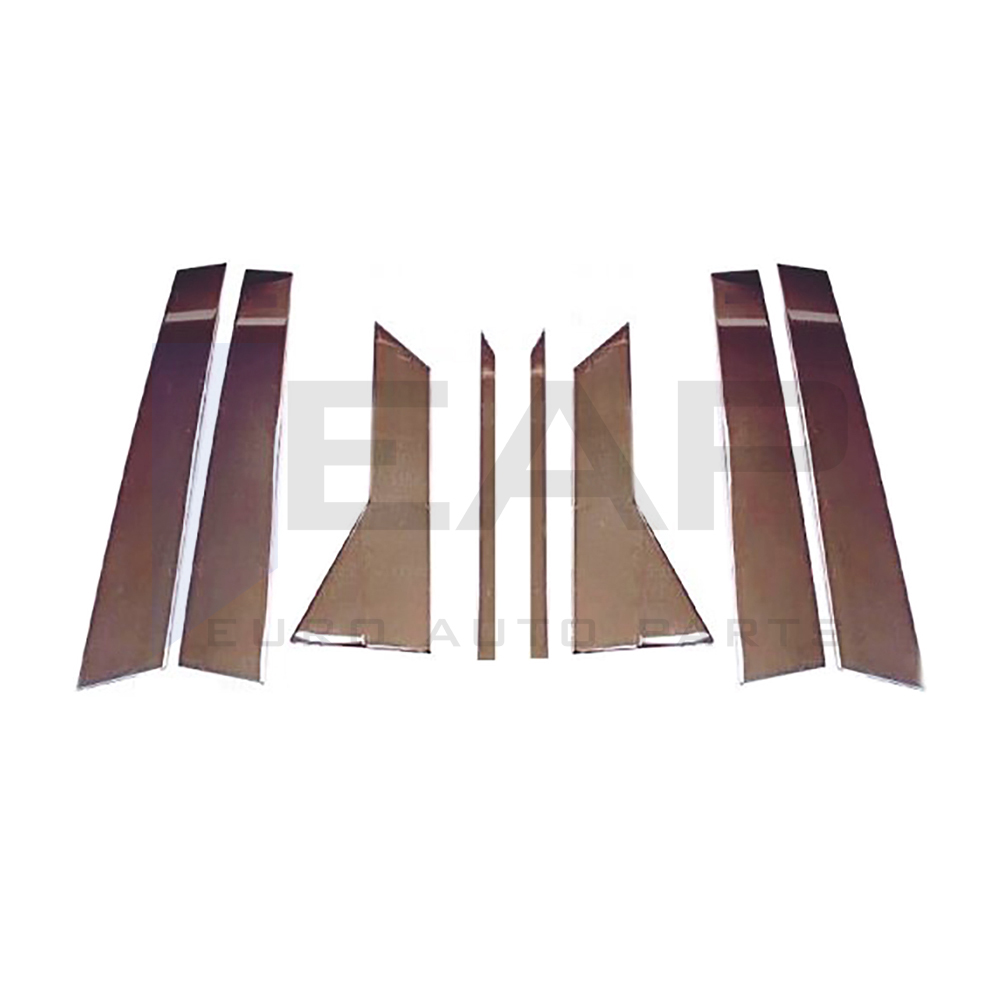 Door Post Set - 8 Pcs - Stainless Steel