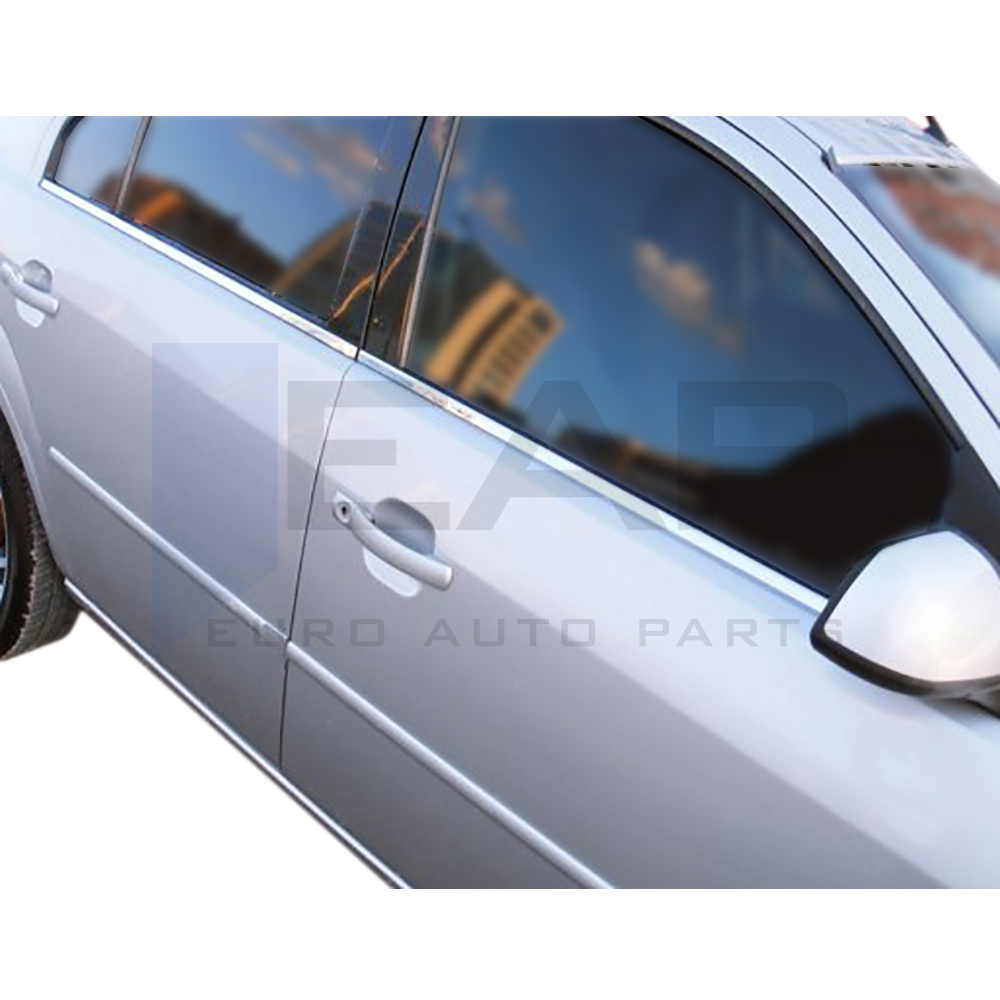 Window Frame Garnish - 4 Pcs - Stainless Steel