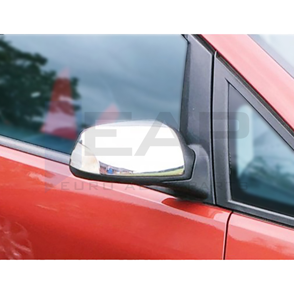Mirror Cover 2 Pcs. (With Signal) - Stainless Steel