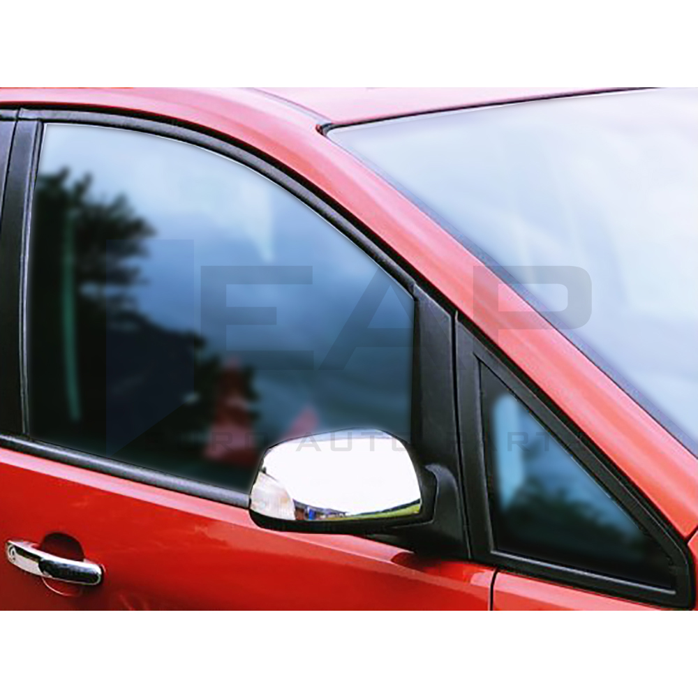 Mirror Cover 2 Pcs. (With Signal) - Stainless Steel