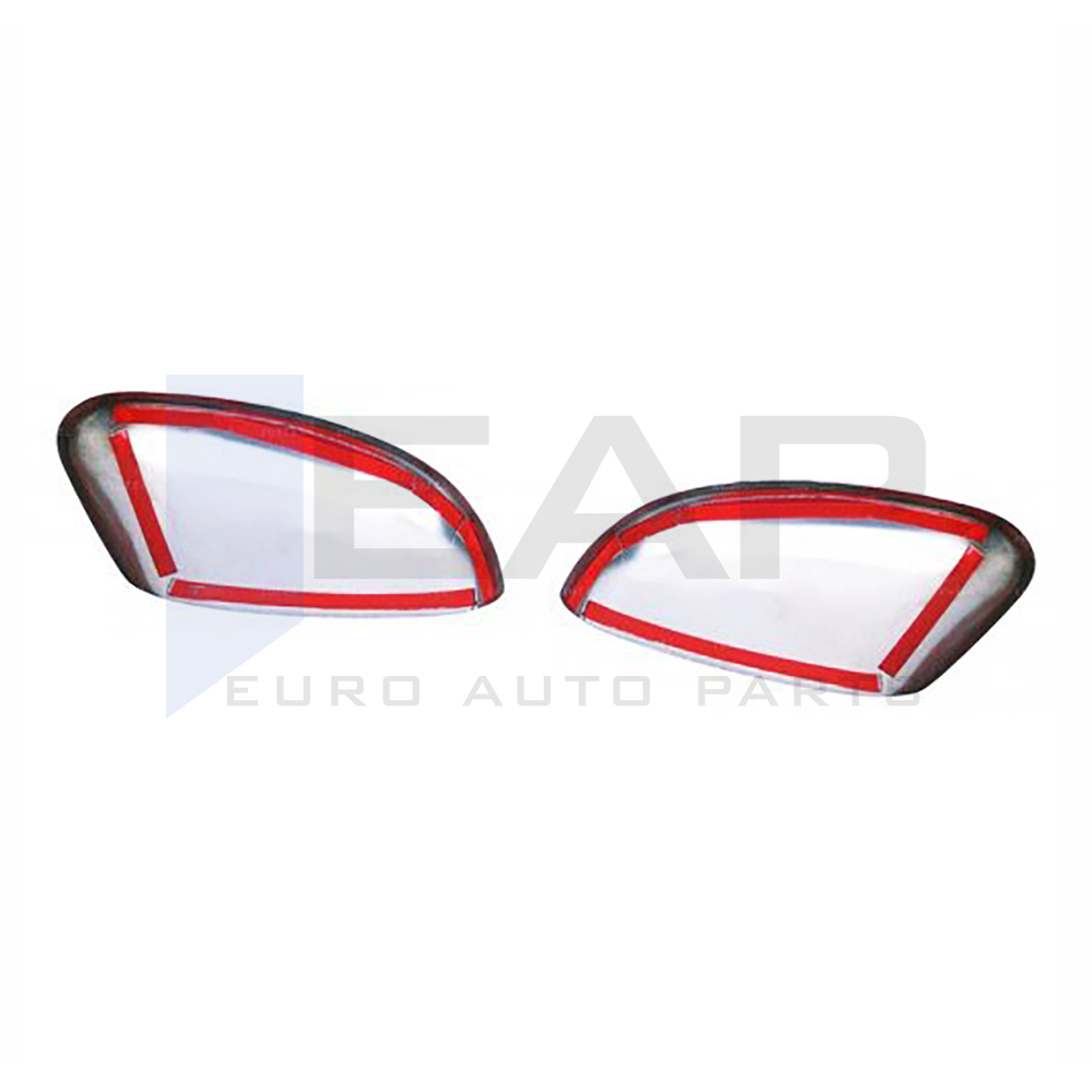 Mirror Cover - 2 Pcs - Stainless Steel