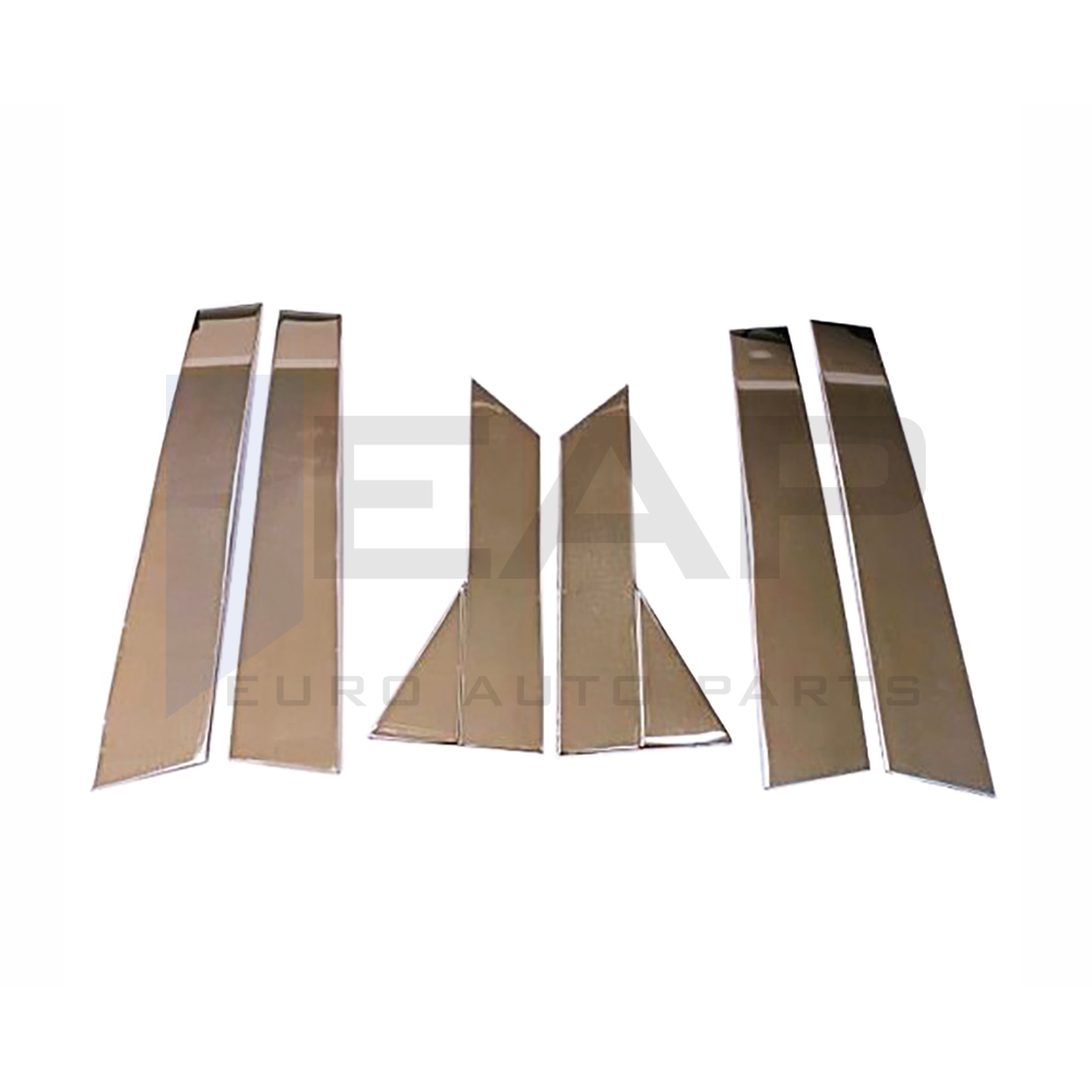 Door Post Set - 6 Pcs - Stainless Steel