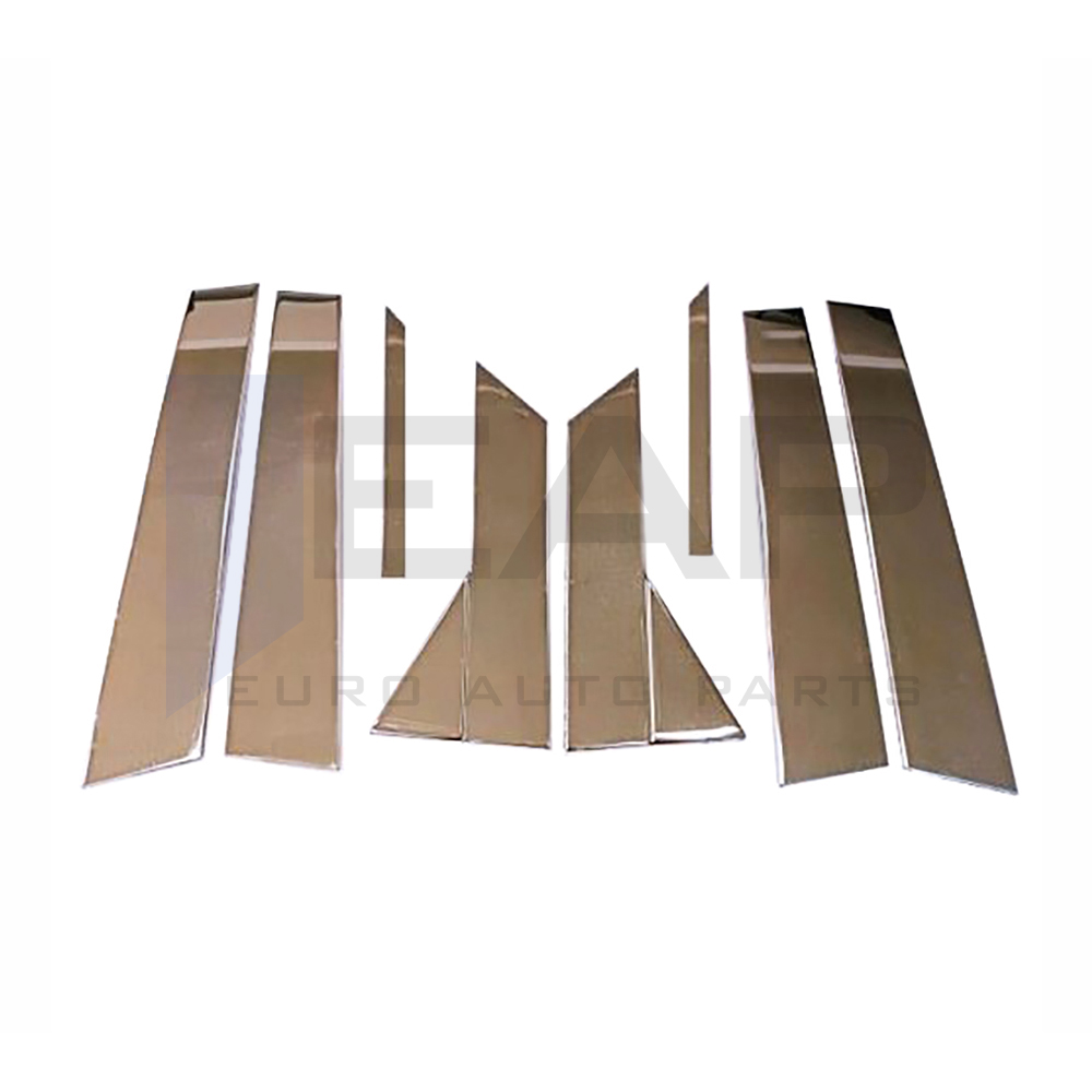 Door Post Set - 8 Pcs - Stainless Steel