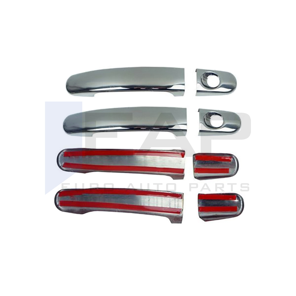 Door Handle Cover (Double Hole) - 4 Doors - Stainless Steel