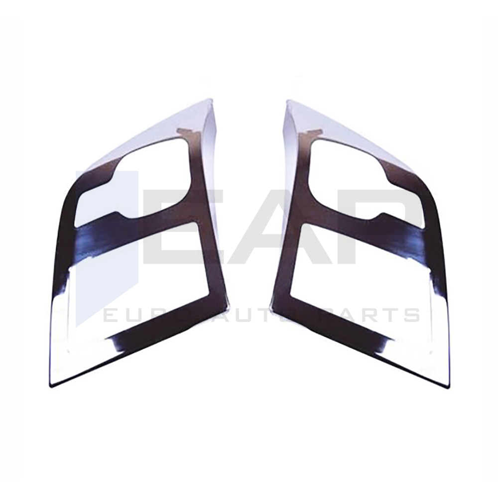 Headlight Frame - 2 Pcs - Stainless Steel
