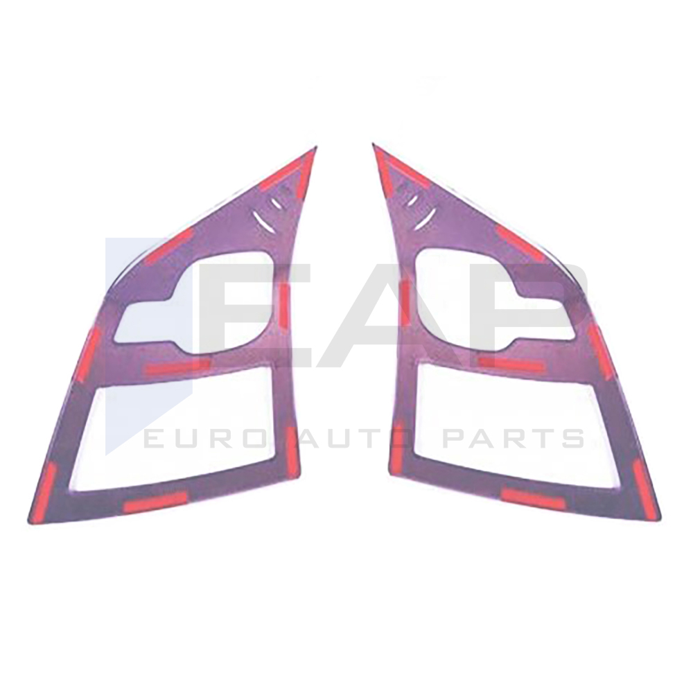 Headlight Frame - 2 Pcs - Stainless Steel