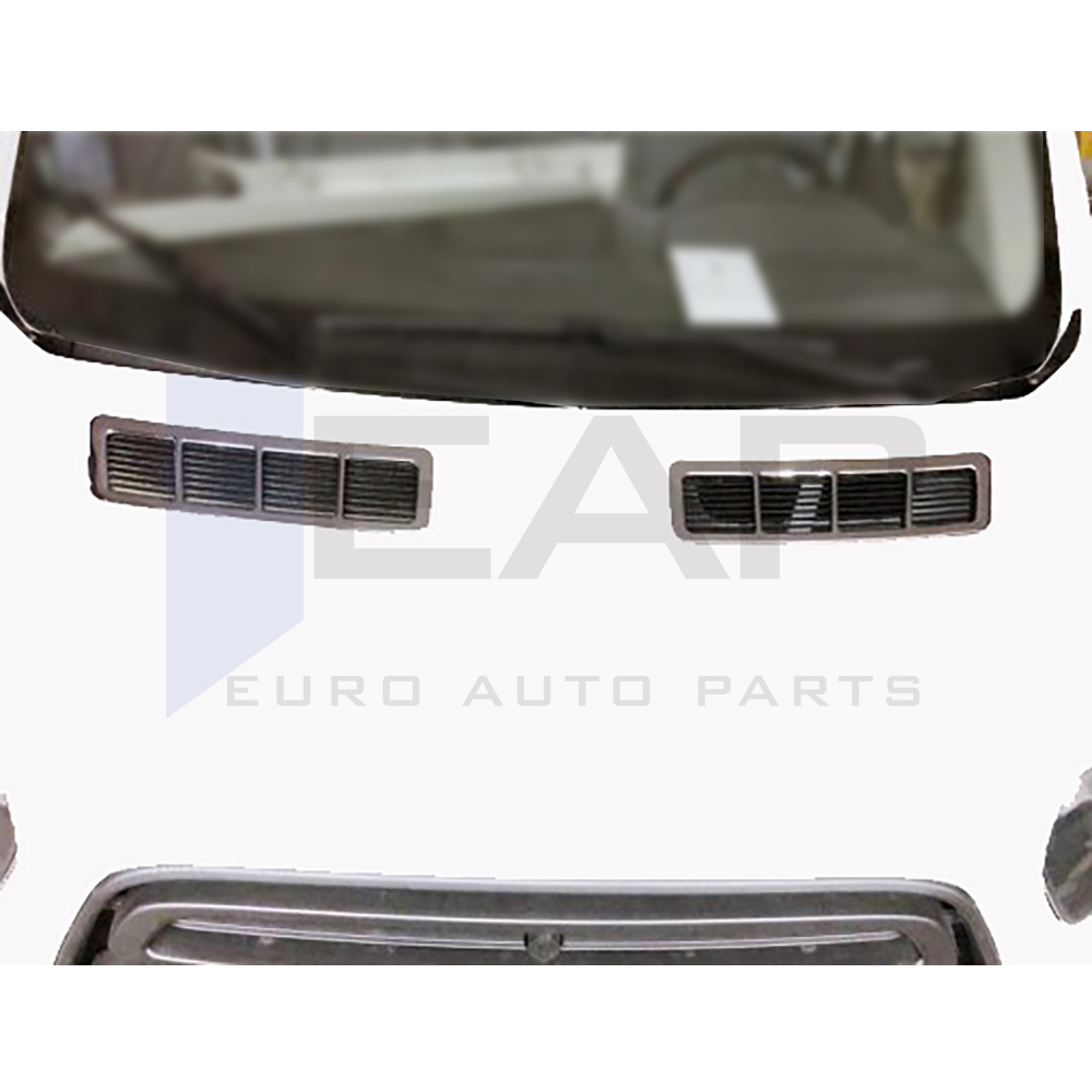 Front Hood Vent Grille - 2 Pcs - Stainless Steel