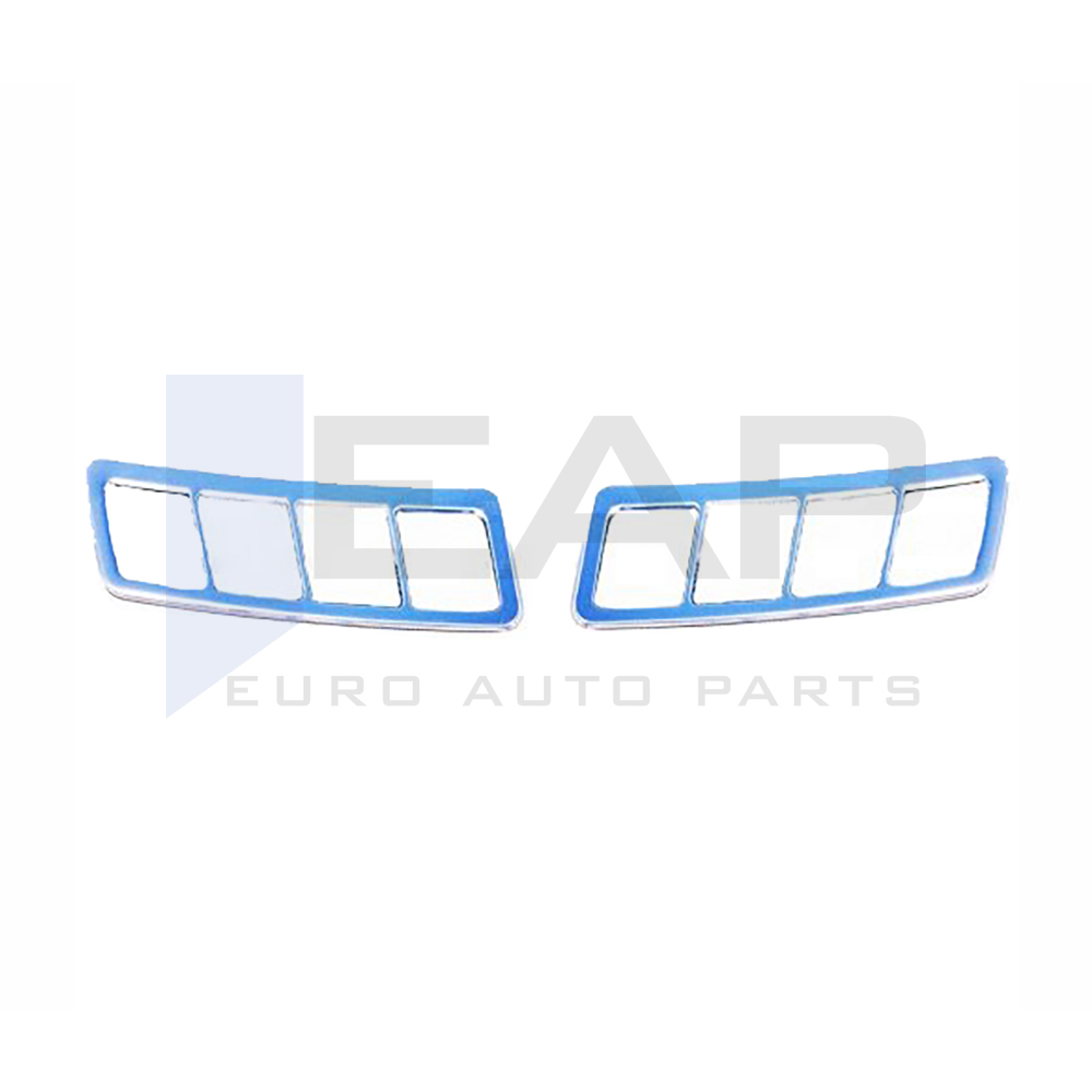 Front Hood Vent Grille - 2 Pcs - Stainless Steel