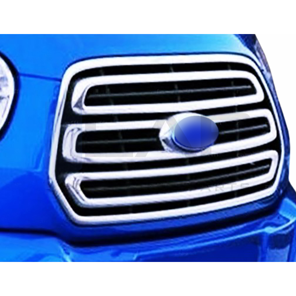 Front Grille + Frame - 5 Pcs - Stainless Steel