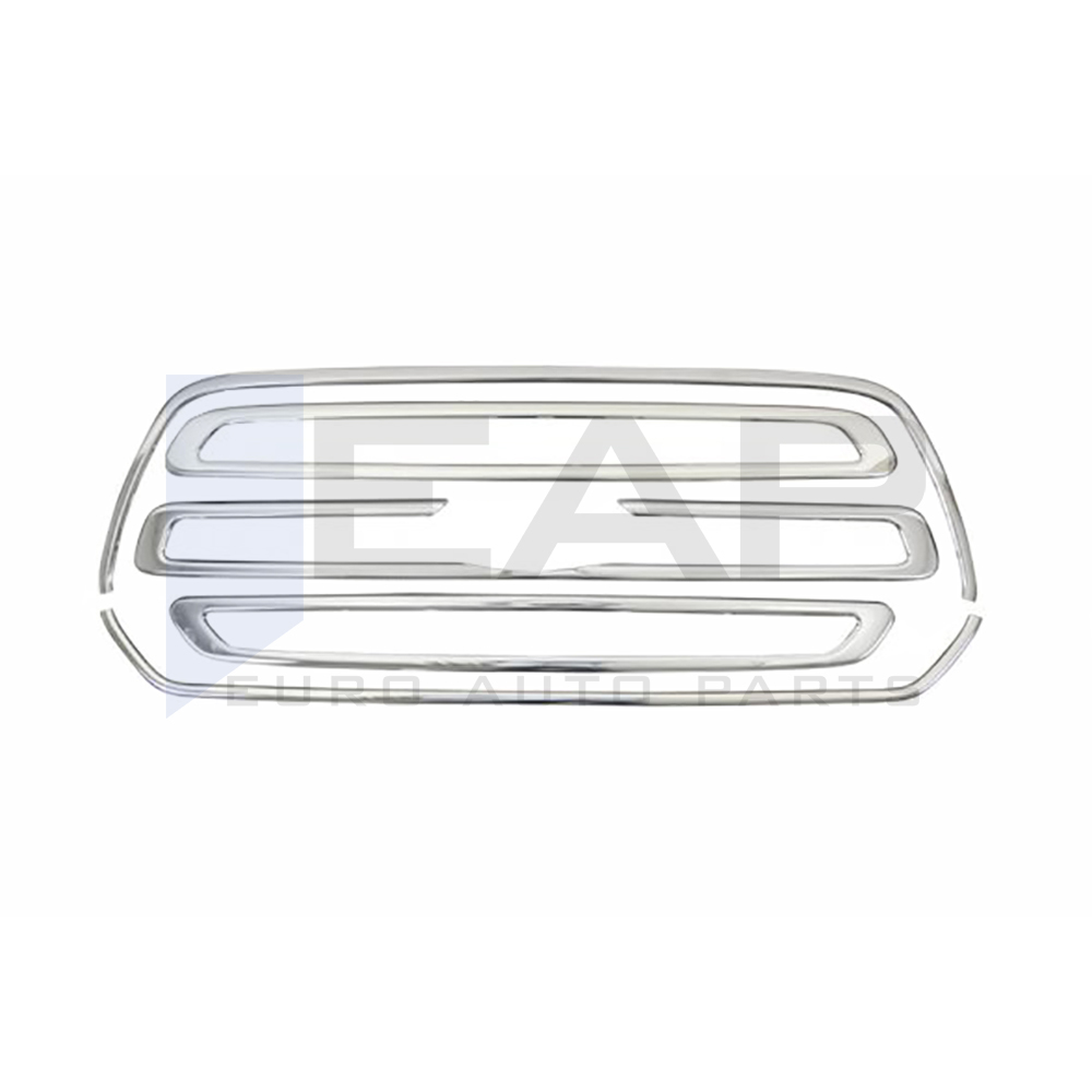 Front Grille + Frame - 5 Pcs - Stainless Steel
