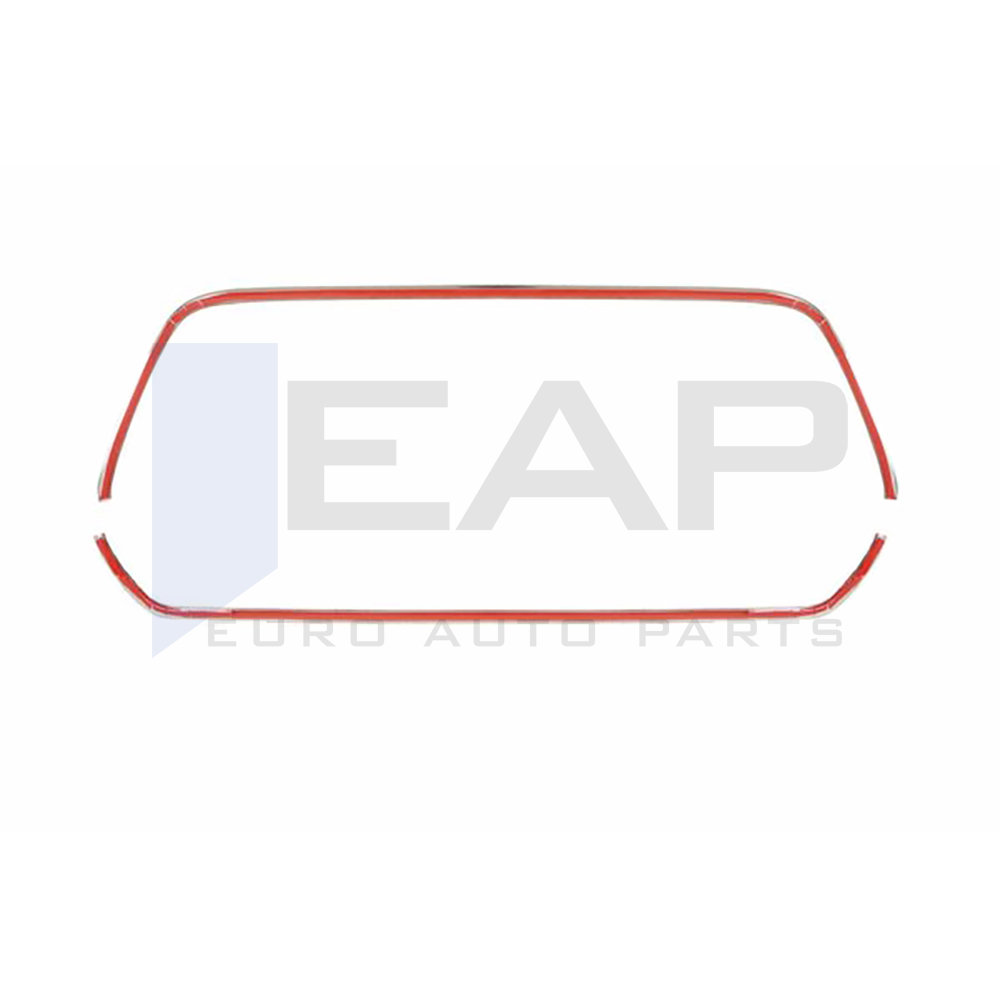 Front Grille + Frame - 5 Pcs - Stainless Steel