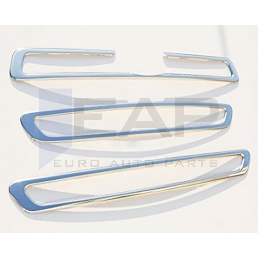 Front Grille - 3 Pcs - Stainless Steel
