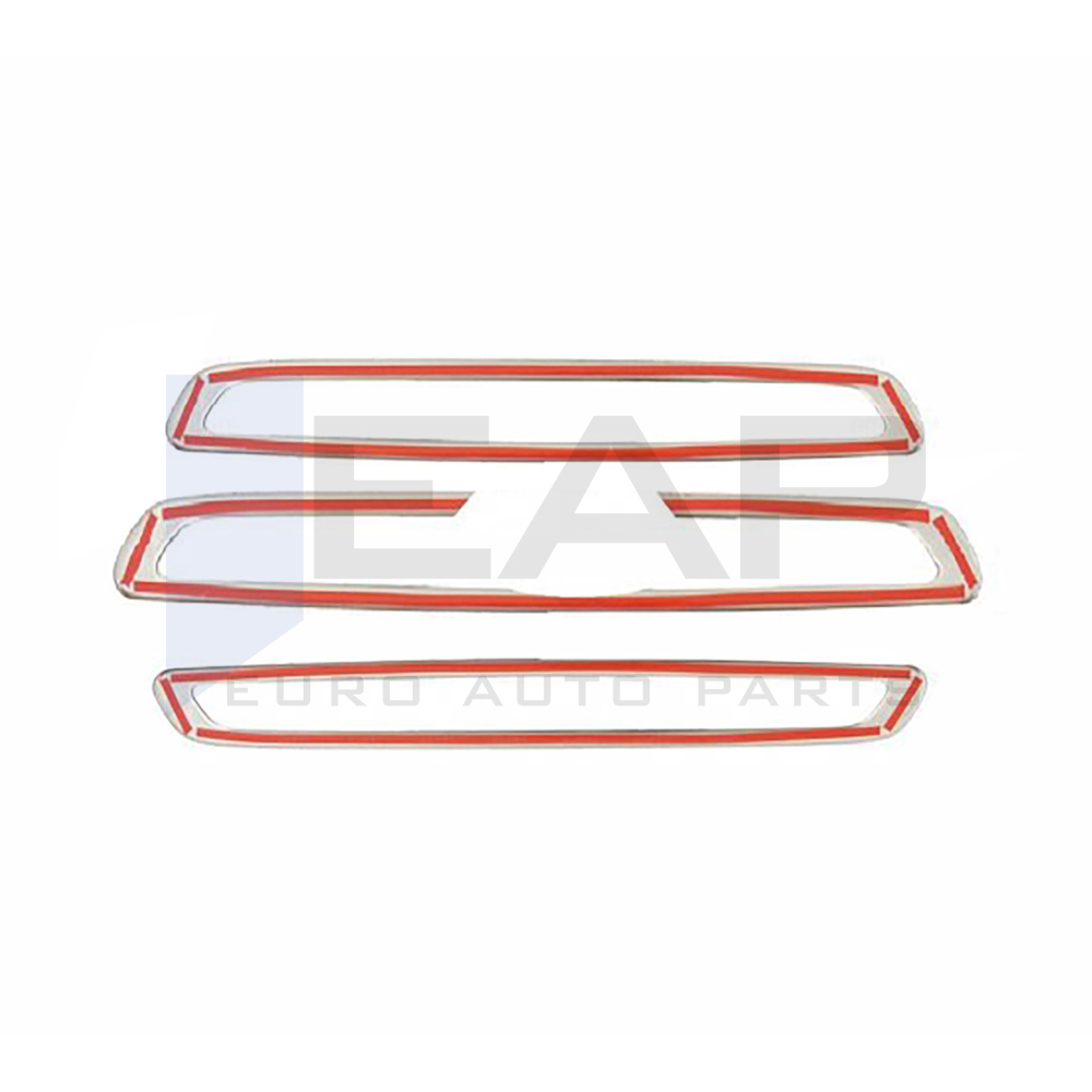 Front Grille - 3 Pcs - Stainless Steel