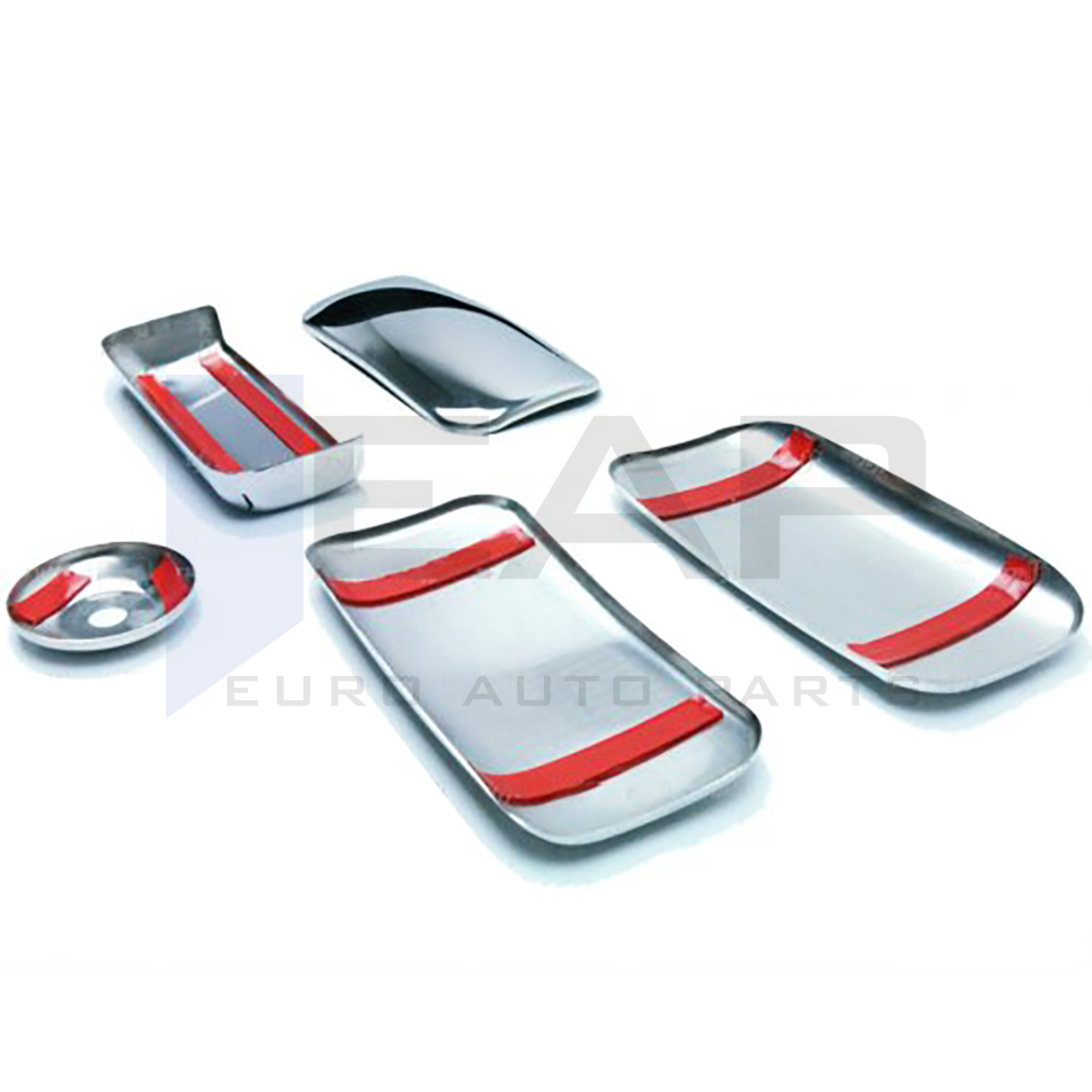 Door Handle Cover (Rear Double Door) - 4 Doors - Stainless Steel
