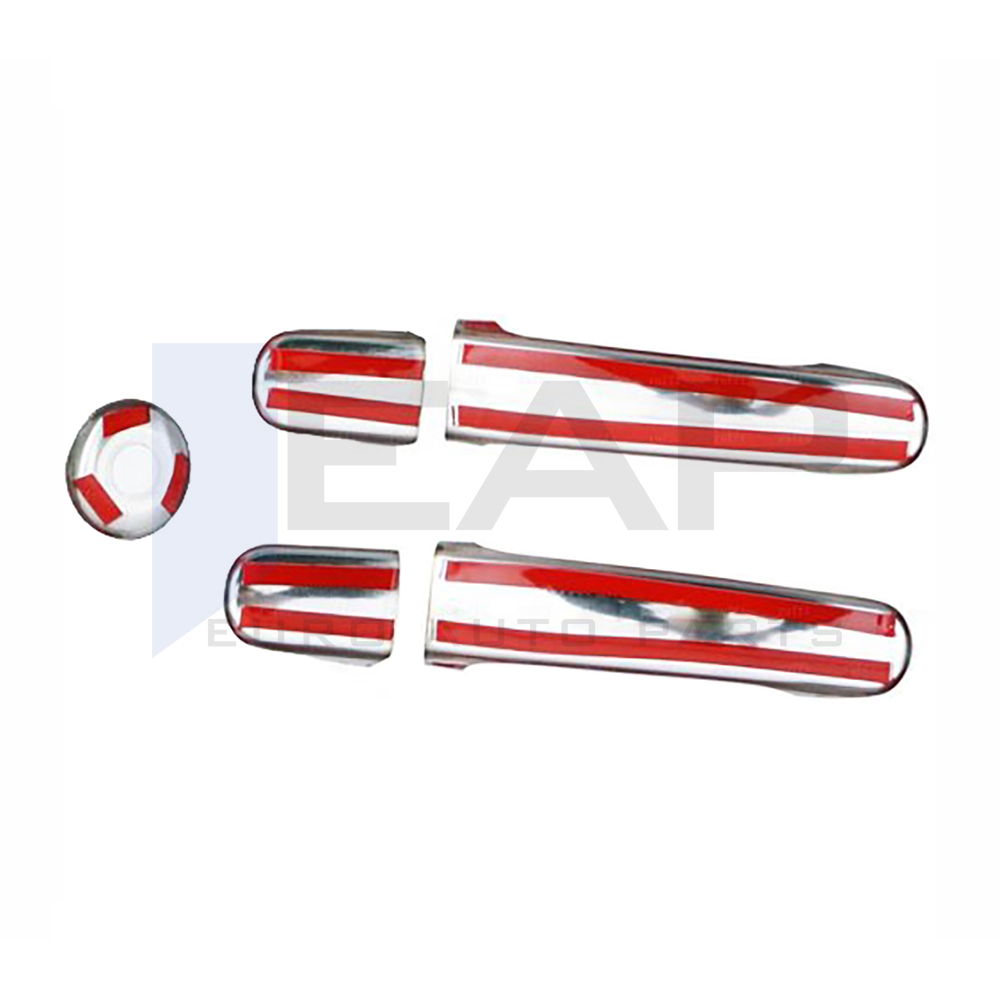 Door Handle Cover - 2 Doors - 5 Pcs - Stainless Steel