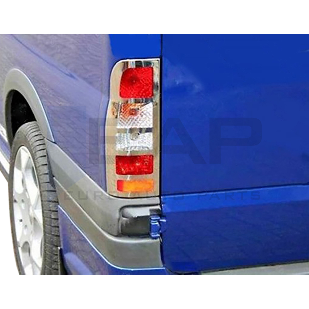 Tail Light Frame - 2 Pcs - Stainless Steel