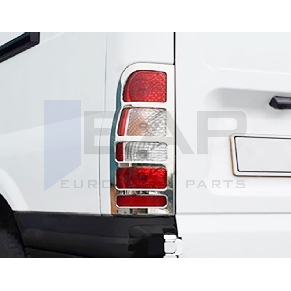 Tail Light Frame - 2 Pcs - Stainless Steel
