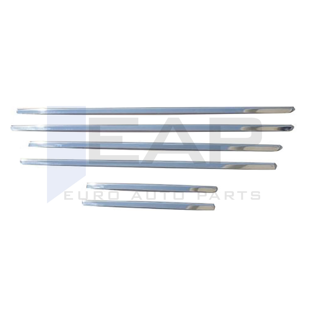 Window Frame Garnish - 6 Pcs - Stainless Steel
