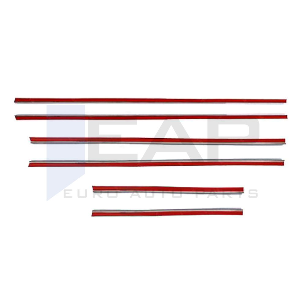 Window Frame Garnish - 6 Pcs - Stainless Steel