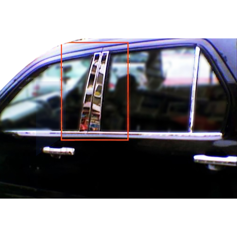 Door Post - 6 Pcs - Stainless Steel