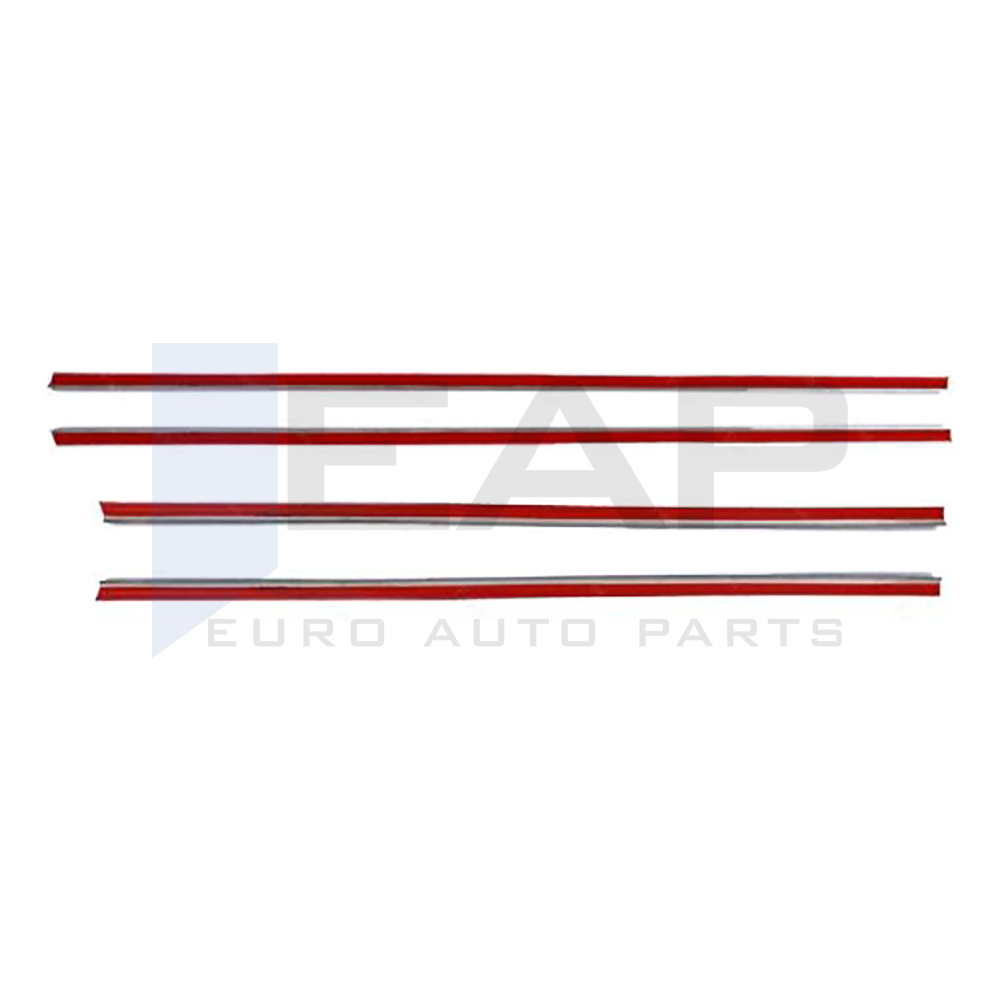 Window Frame Garnish - 4 Pcs - Stainless Steel