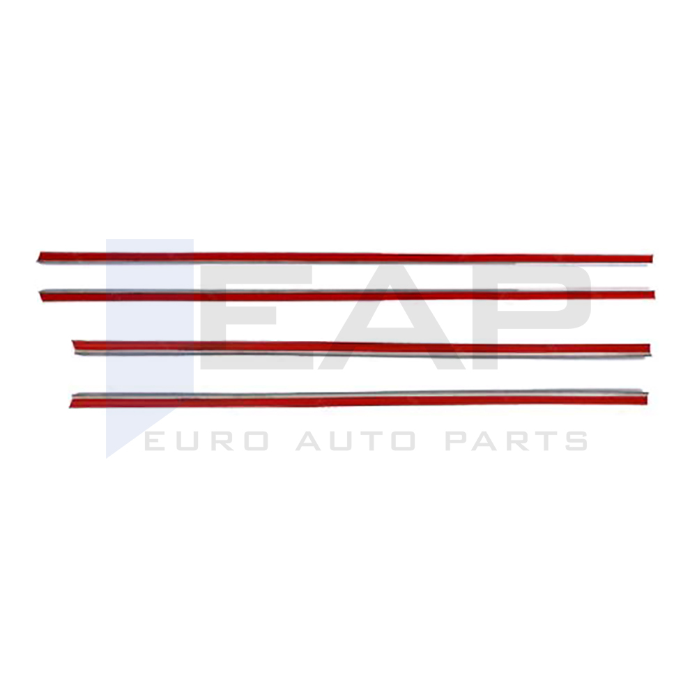 Window Frame Garnish - 4 Pcs - Stainless Steel