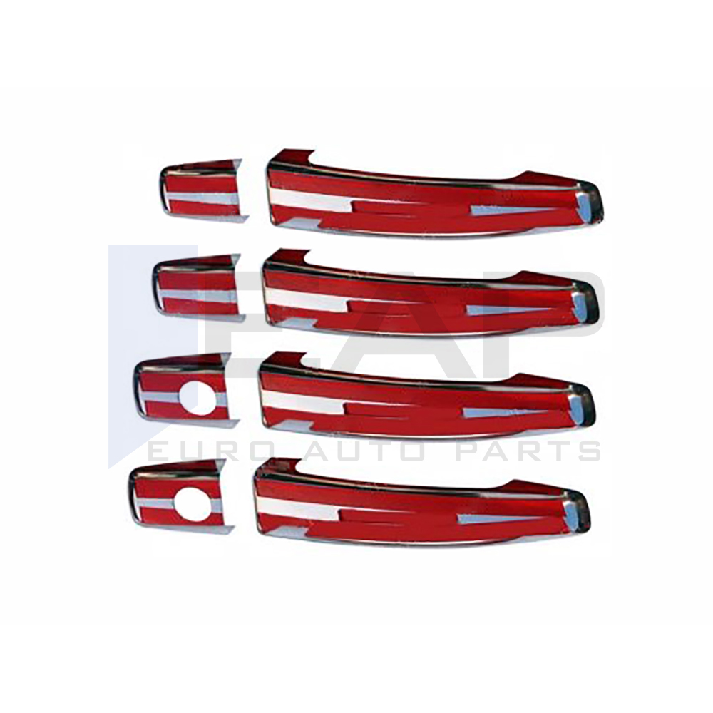 Door Handle Cover (Double Hole) - 4 Doors - Stainless Steel