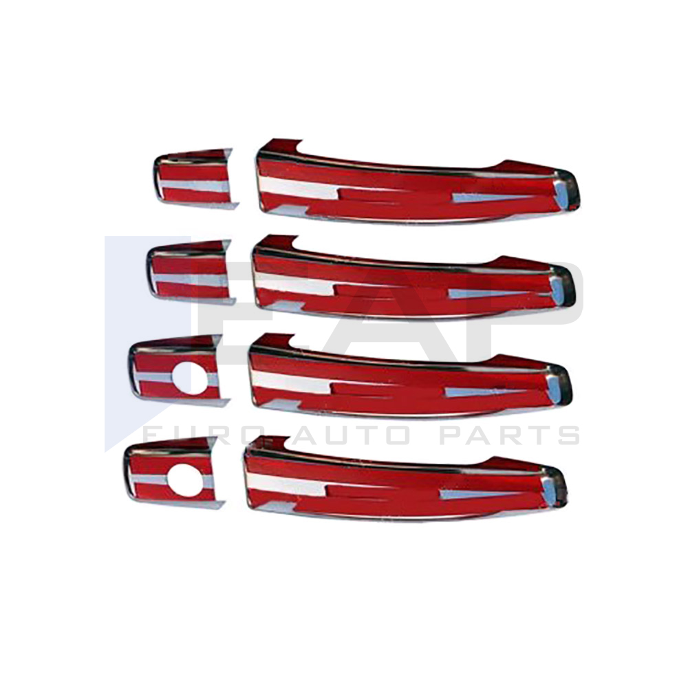 Door Handle Cover (Double Hole) - 4 Doors - Stainless Steel