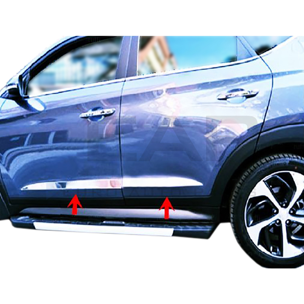 Side Door Trim (Wide) - Stainless Steel