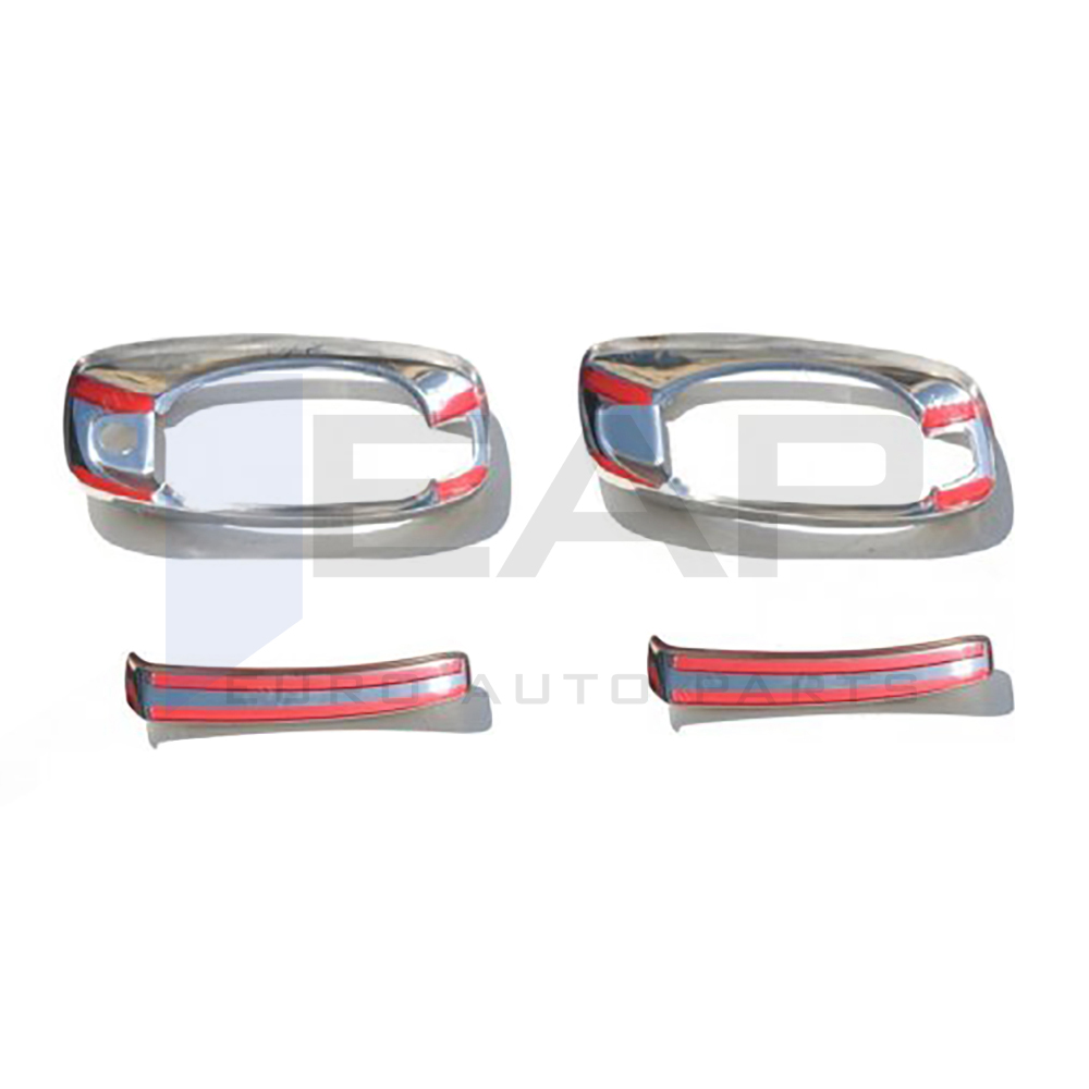 Door Handle Cover Frame - 2 Doors - Stainless Steel