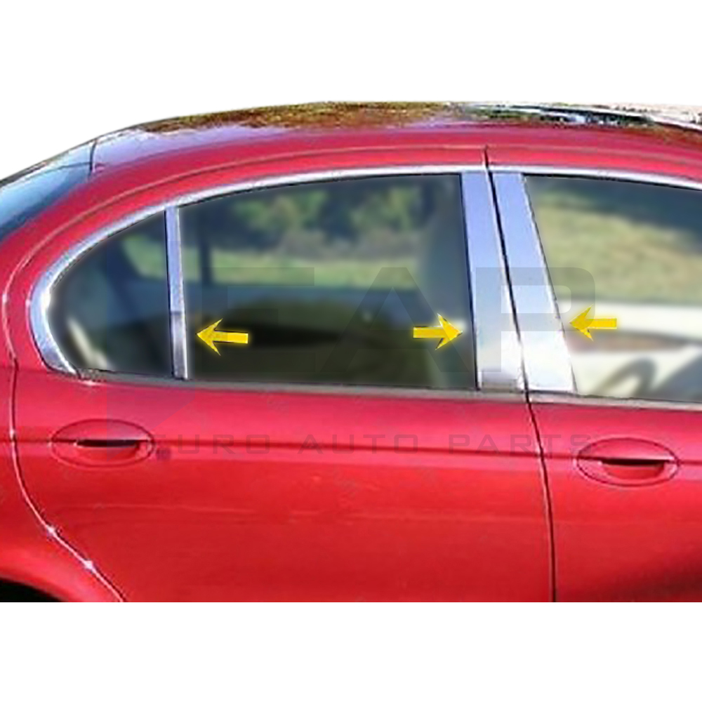 Door Post Set - 6 Pcs - Stainless Steel