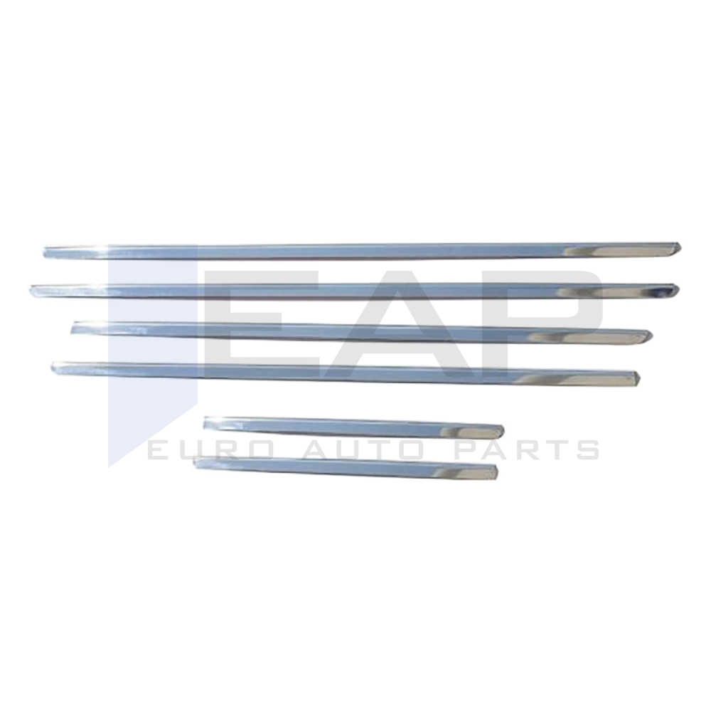 Window Frame Garnish - 6 Pcs - Stainless Steel