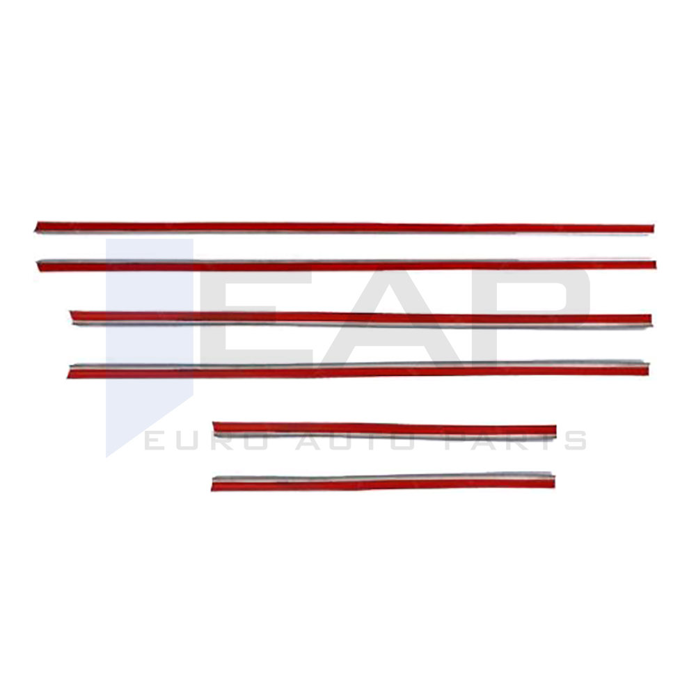 Window Frame Garnish - 6 Pcs - Stainless Steel