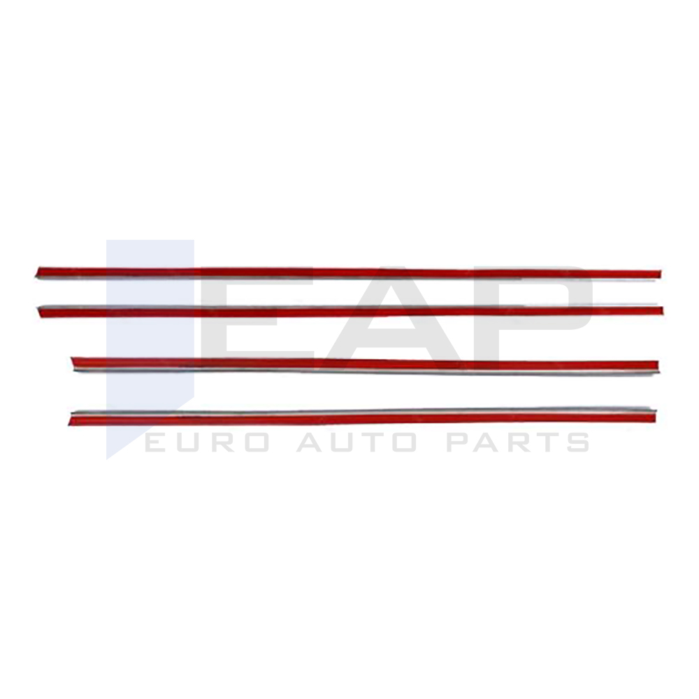 Window Frame Garnish - 4 Pcs - Stainless Steel