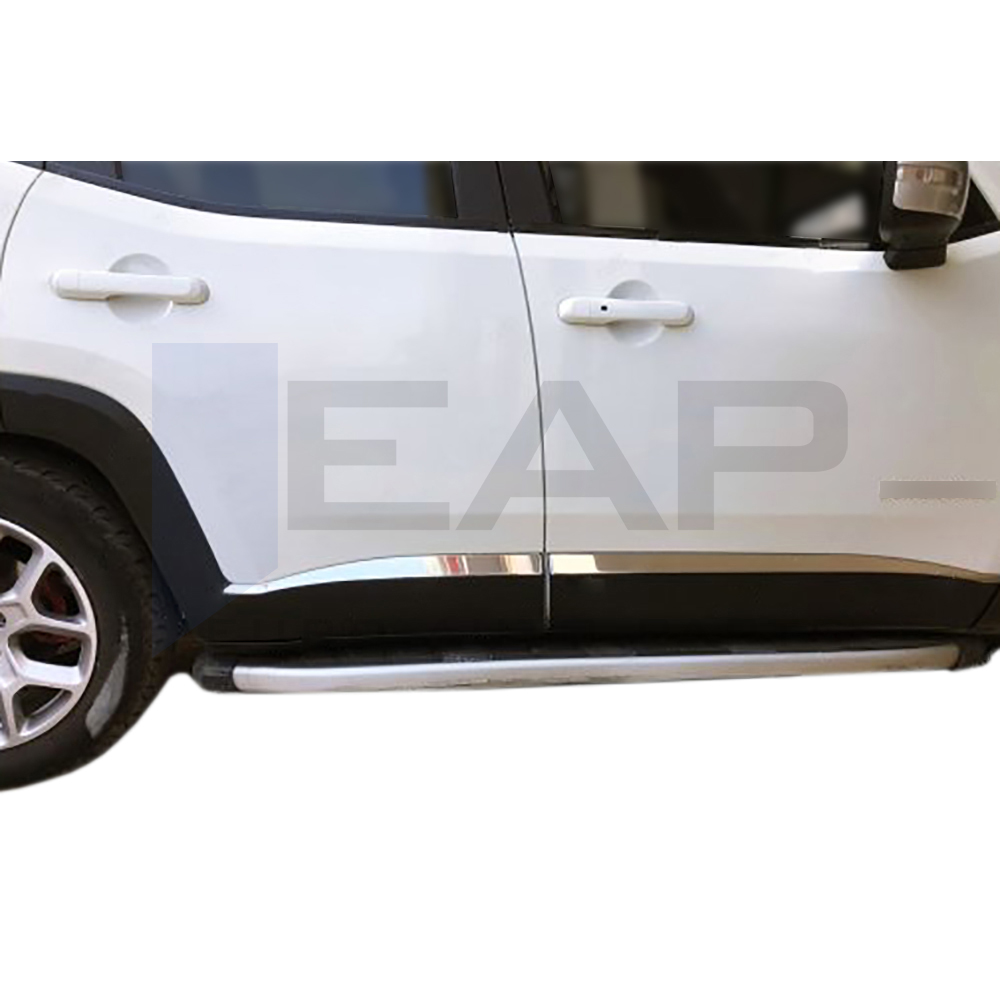 Side Door Trim - 4 Pcs - Stainless Steel