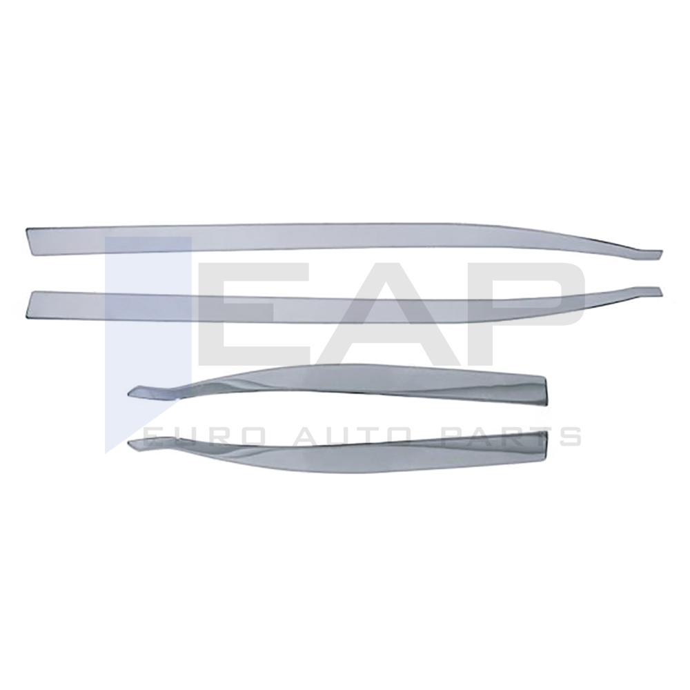 Side Door Trim - 4 Pcs - Stainless Steel