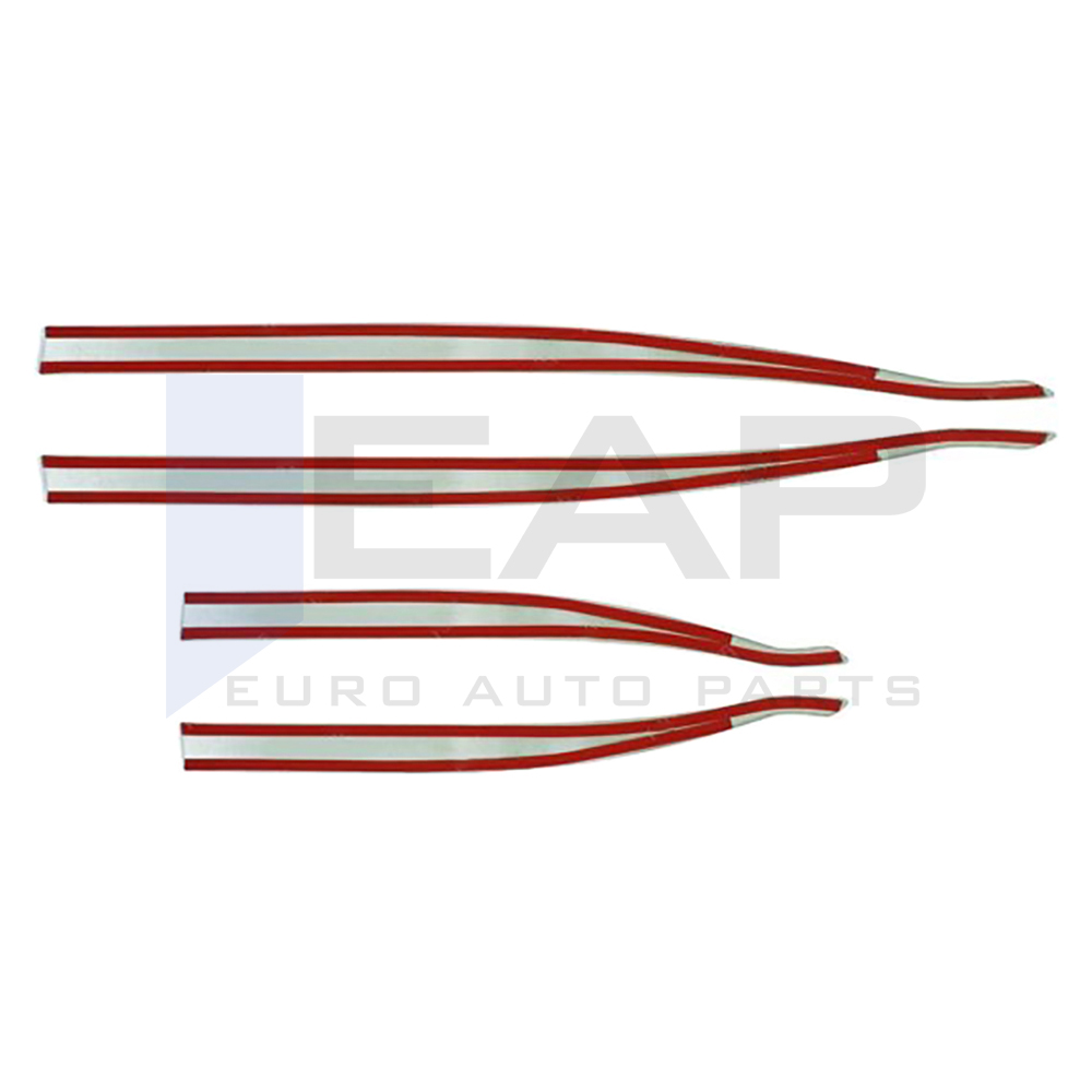 Side Door Trim - 4 Pcs - Stainless Steel