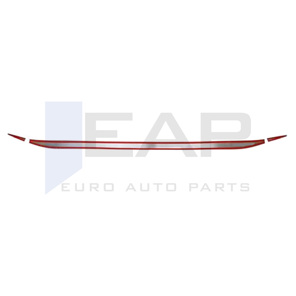 Trunk Lid Trim - 3 Pcs - Stainless Steel