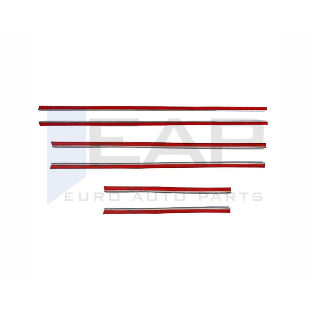 Window Frame Garnish - 6 Pcs - Stainless Steel