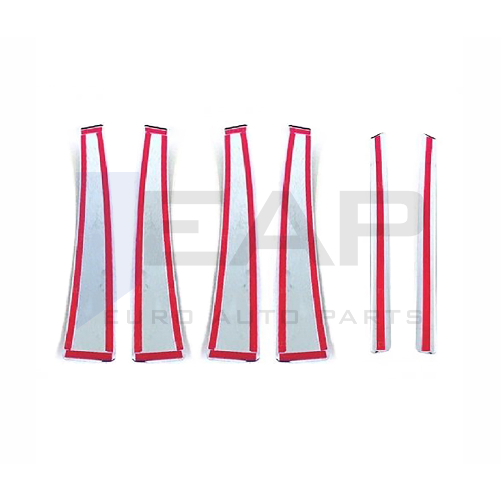 Door Post Set - 6 Pcs - Stainless Steel