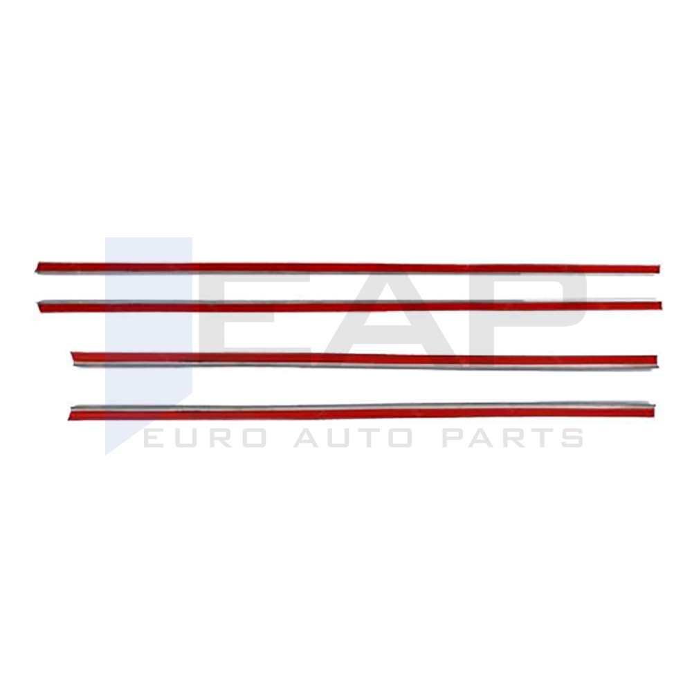 Window Frame Garnish - 4 Pcs - Stainless Steel