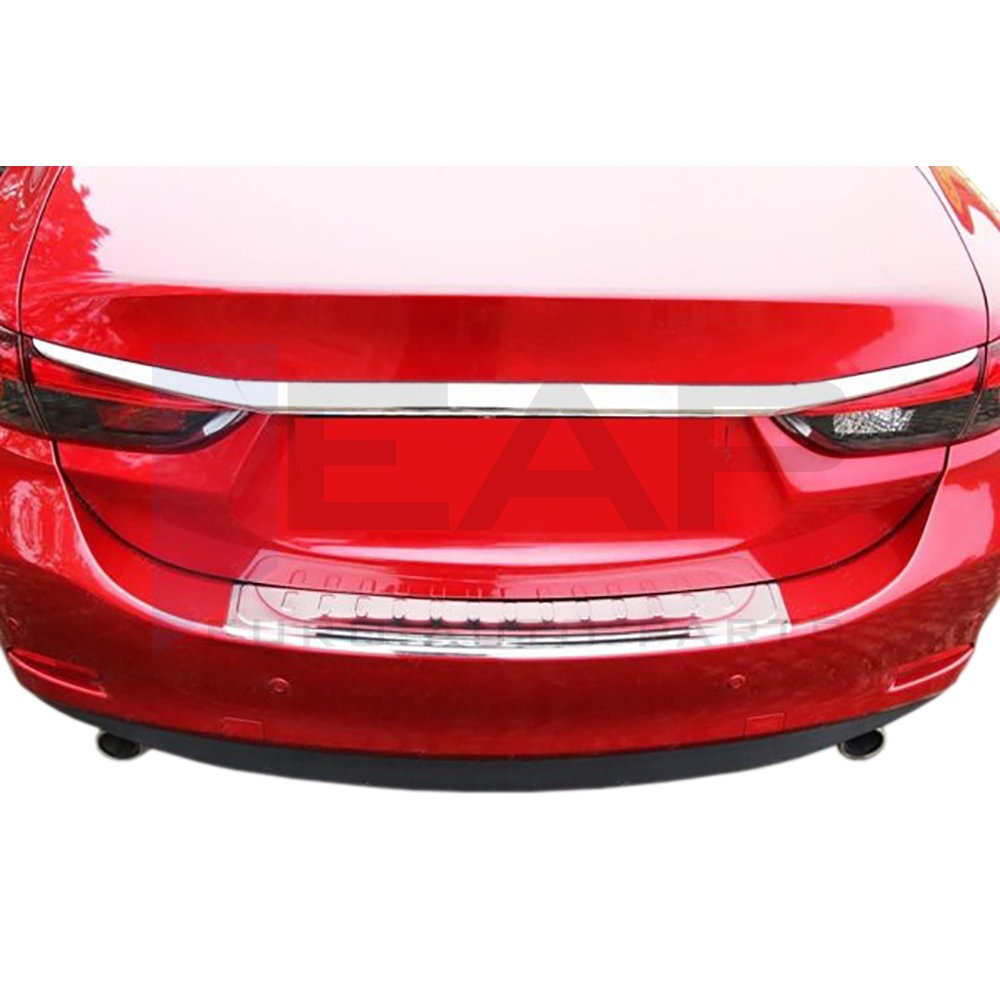 Rear Bumper Protector - Sedan - Stainless Steel