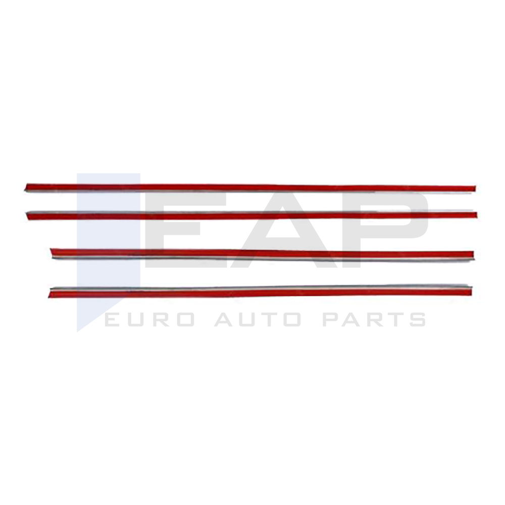 Window Frame Garnish - 4 Pcs - Stainless Steel