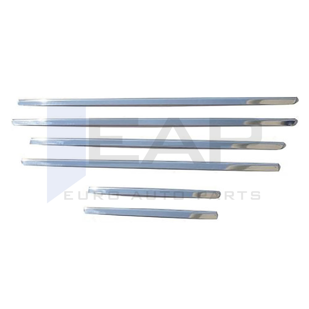 Window Frame Garnish - Sw - 6 Pcs - Stainless Steel