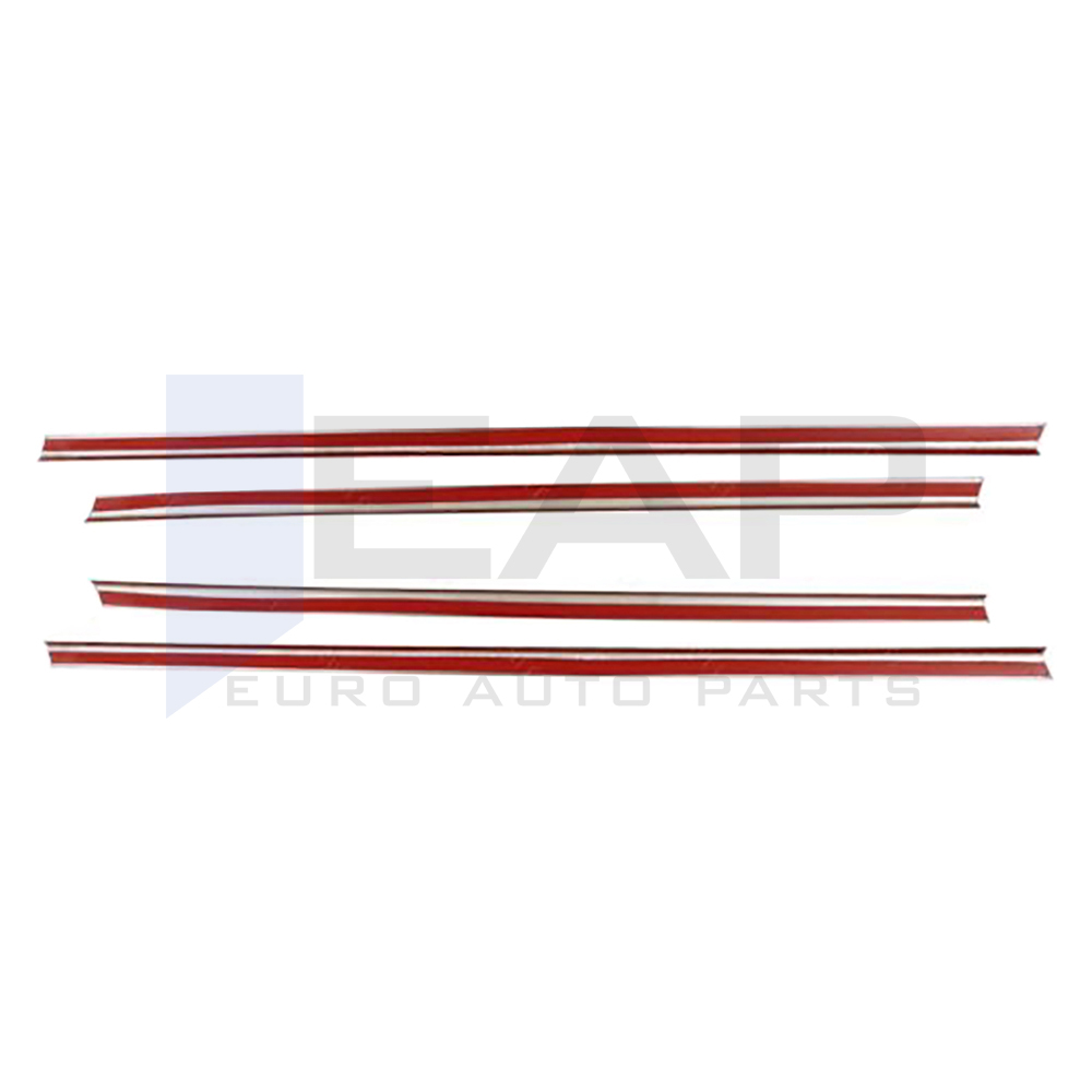 Window Frame Garnish - 4 Pcs - Stainless Steel