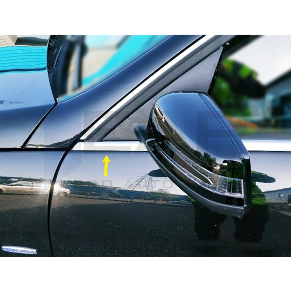 Window Frame Garnish - 6 Pcs - Stainless Steel
