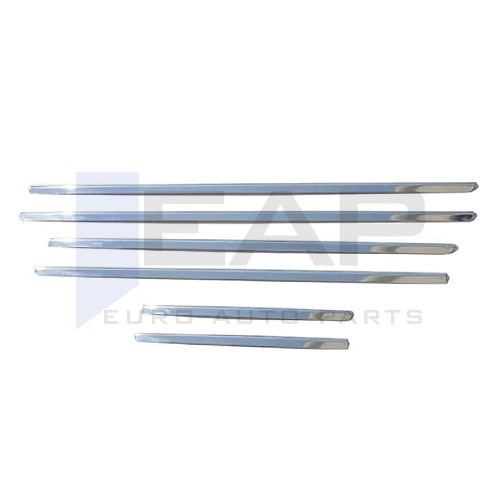 Window Frame Garnish - 6 Pcs - Stainless Steel
