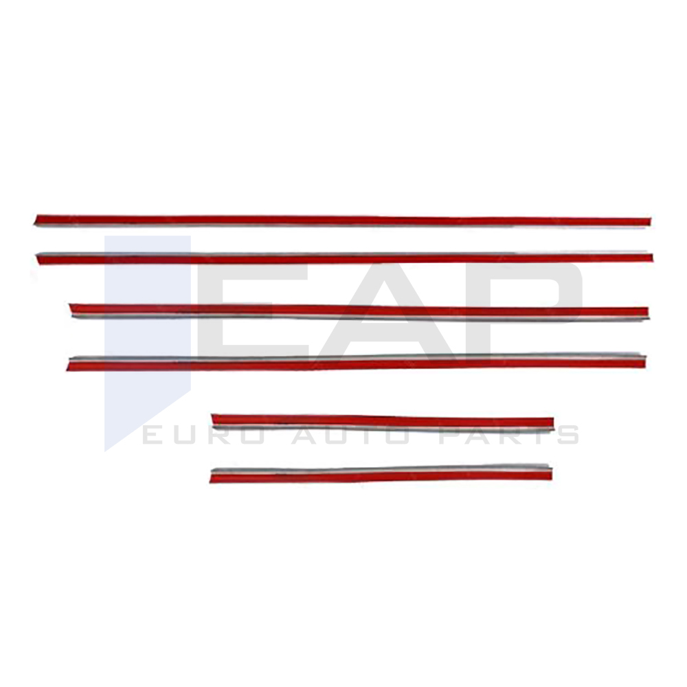 Window Frame Garnish - 6 Pcs - Stainless Steel