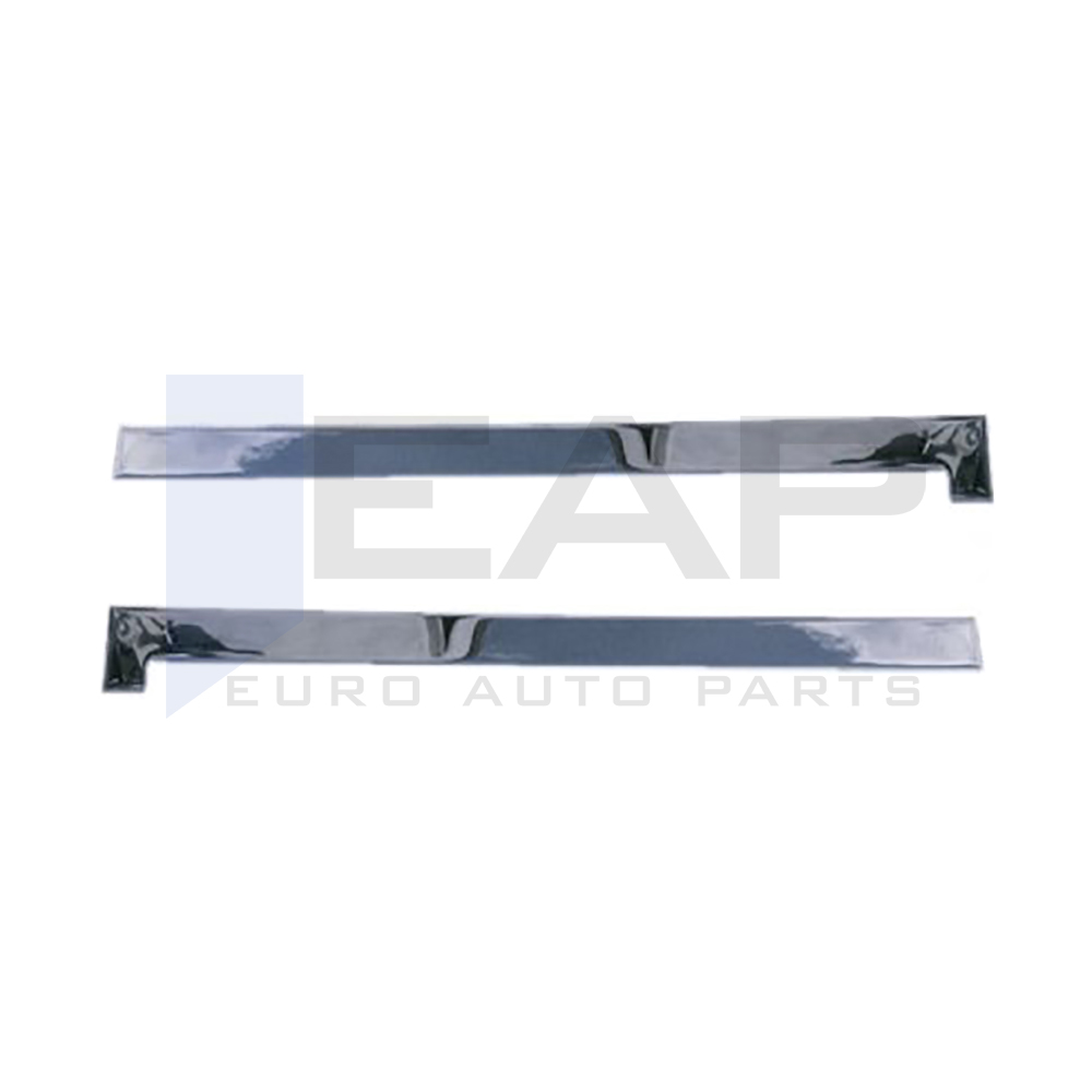 Side Door Rail Trim - 2 Pcs - Stainless Steel